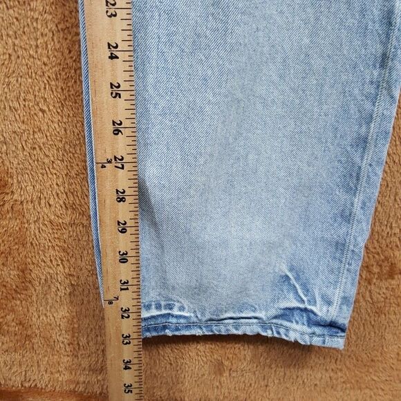 VAYDER Jeans Mens Size 30 Blue Light Wash Straight Leg Luxury Denim $435 - Picture 9 of 10